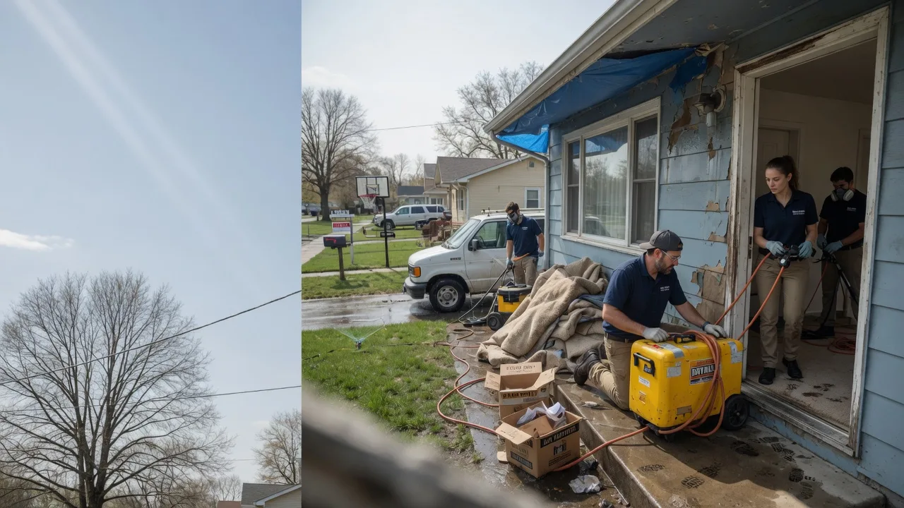 Basement Flood Cleanup in Netawaka, KS near me